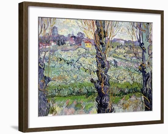 View of Arles, c.1889-Vincent van Gogh-Framed Giclee Print