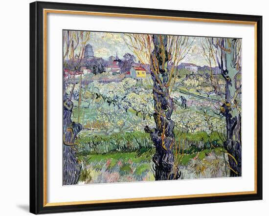 View of Arles, c.1889-Vincent van Gogh-Framed Giclee Print