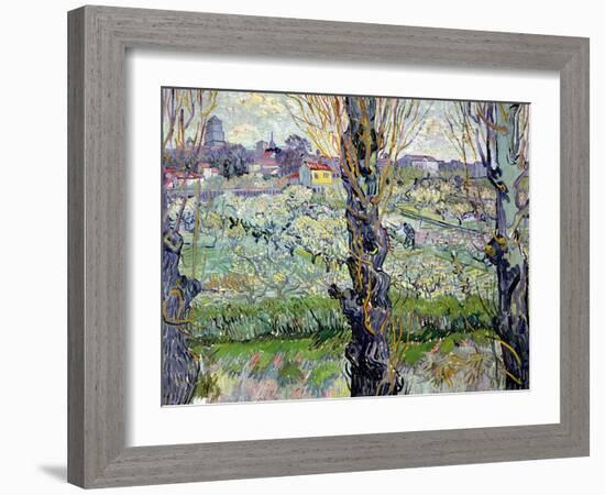 View of Arles, c.1889-Vincent van Gogh-Framed Giclee Print