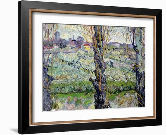 View of Arles, c.1889-Vincent van Gogh-Framed Giclee Print