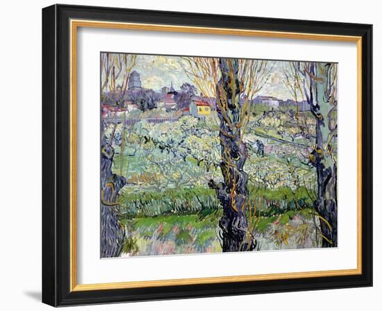 View of Arles, c.1889-Vincent van Gogh-Framed Giclee Print