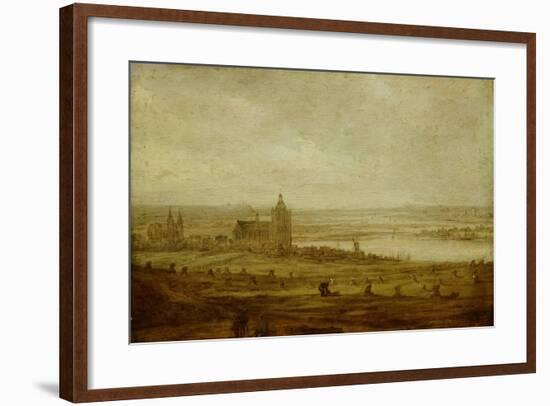 View of Arnhem-Jan Van Goyen-Framed Art Print