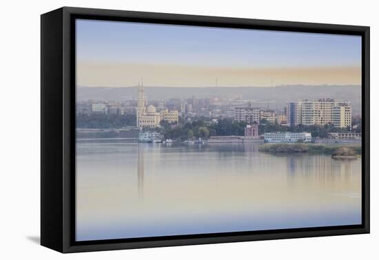 View of Aswan and River Nile, Aswan, Upper Egypt, Egypt, North Africa, Africa-Jane Sweeney-Framed Premier Image Canvas