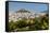 View of Athens and Likavitos Hill over the rooftops of the Plaka District, Greece-Matthew Williams-Ellis-Framed Stretched Canvas