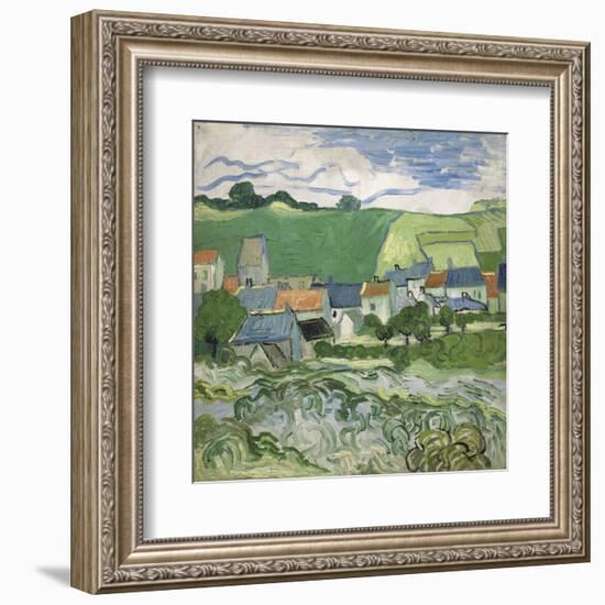 View of Auvers, 1890-Vincent van Gogh-Framed Art Print