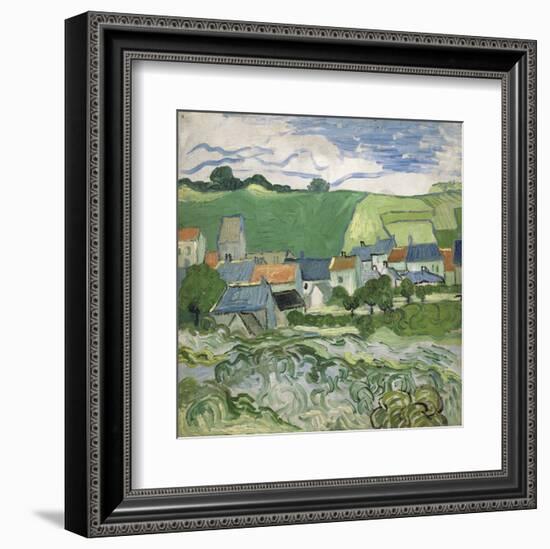 View of Auvers, 1890-Vincent van Gogh-Framed Art Print