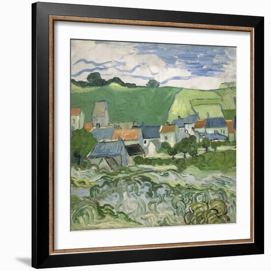 View of Auvers, 1890-Vincent van Gogh-Framed Giclee Print