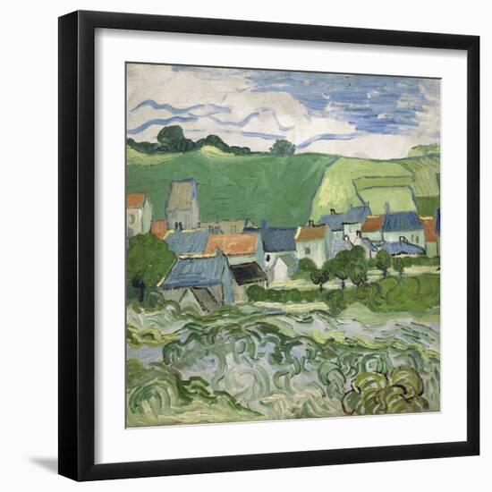 View of Auvers, 1890-Vincent van Gogh-Framed Giclee Print