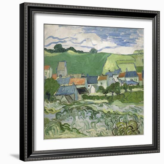 View of Auvers, 1890-Vincent van Gogh-Framed Giclee Print