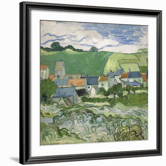 View of Auvers, 1890-Vincent van Gogh-Framed Giclee Print