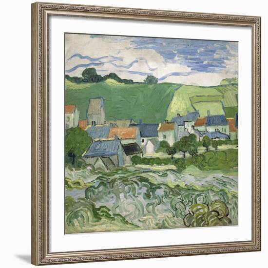 View of Auvers, 1890-Vincent van Gogh-Framed Giclee Print