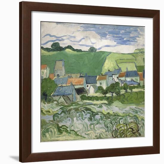 View of Auvers, 1890-Vincent van Gogh-Framed Giclee Print