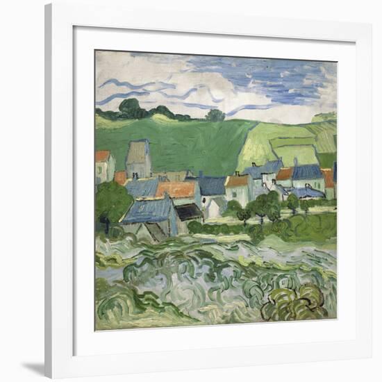 View of Auvers, 1890-Vincent van Gogh-Framed Giclee Print