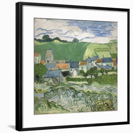 View of Auvers, 1890-Vincent van Gogh-Framed Giclee Print