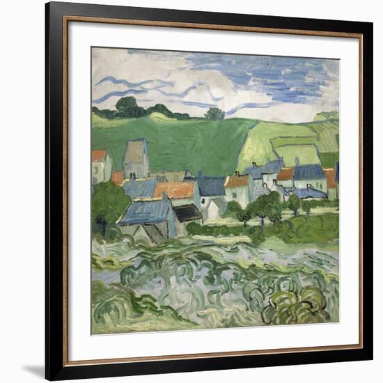 View of Auvers, 1890-Vincent van Gogh-Framed Giclee Print