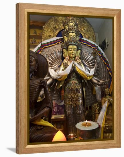 View of Avalokiteshvara (Bodhisattva of Compassion) Patron Deity of Tibet-null-Framed Premier Image Canvas