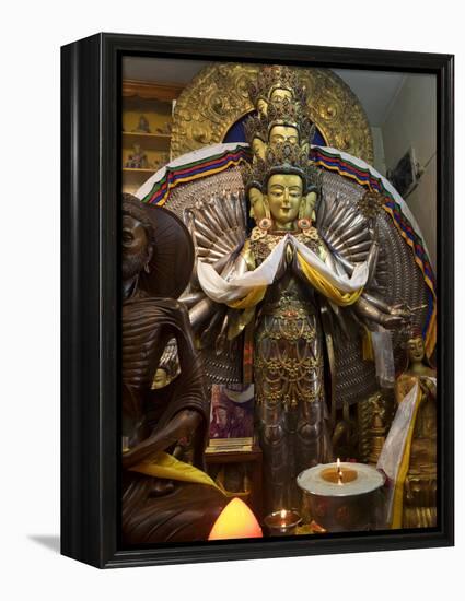 View of Avalokiteshvara (Bodhisattva of Compassion) Patron Deity of Tibet-null-Framed Premier Image Canvas