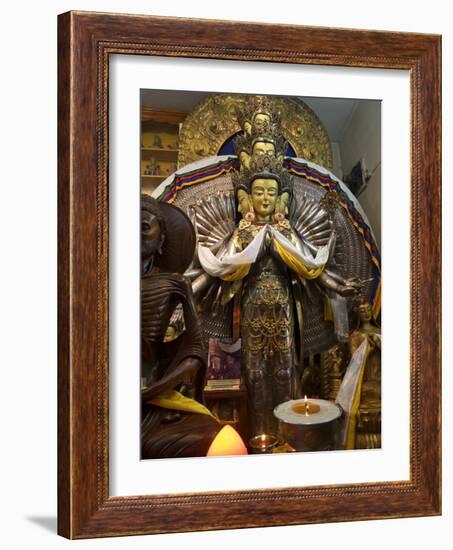View of Avalokiteshvara (Bodhisattva of Compassion) Patron Deity of Tibet-null-Framed Photographic Print