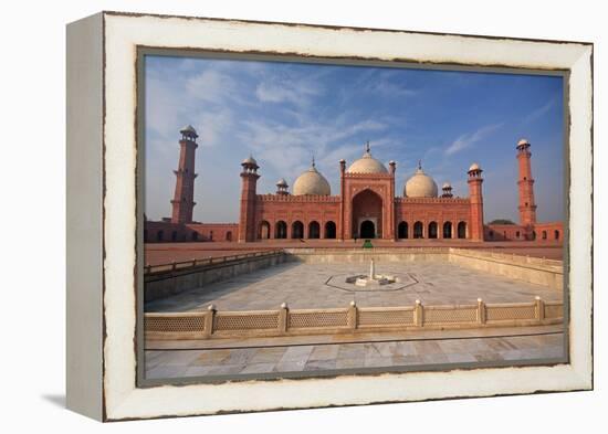 View of Badshahi Masjid, Lahore, Pakistan-Yasir Nisar-Framed Premier Image Canvas