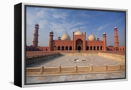 View of Badshahi Masjid, Lahore, Pakistan-Yasir Nisar-Framed Premier Image Canvas