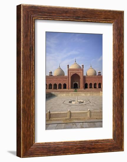 View of Badshahi Masjid, One of the Biggest Mosques in the World-Yasir Nisar-Framed Photographic Print