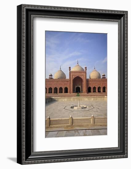 View of Badshahi Masjid, One of the Biggest Mosques in the World-Yasir Nisar-Framed Photographic Print