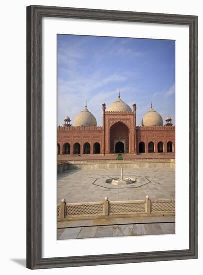 View of Badshahi Masjid, One of the Biggest Mosques in the World-Yasir Nisar-Framed Photographic Print