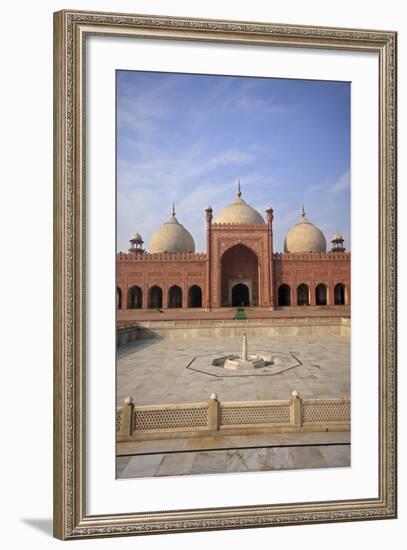 View of Badshahi Masjid, One of the Biggest Mosques in the World-Yasir Nisar-Framed Photographic Print