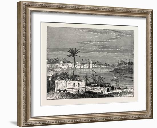 View of Baghdad. Capital of the Republic of Iraq-null-Framed Giclee Print