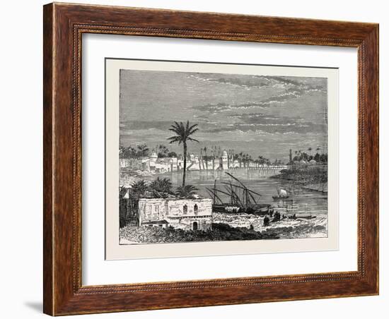 View of Baghdad. Capital of the Republic of Iraq-null-Framed Giclee Print