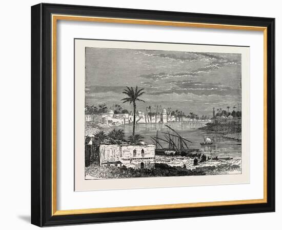 View of Baghdad. Capital of the Republic of Iraq-null-Framed Giclee Print