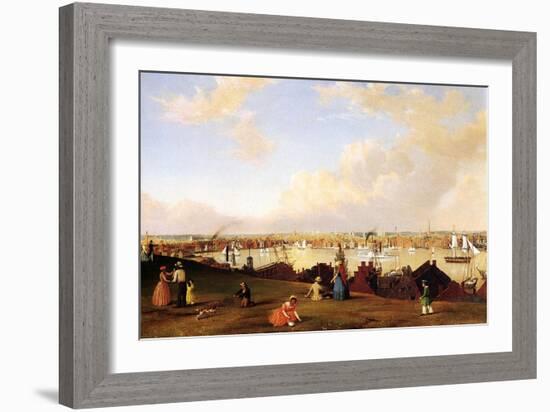 View of Baltimore, C.1850-Fitz Henry Lane-Framed Giclee Print