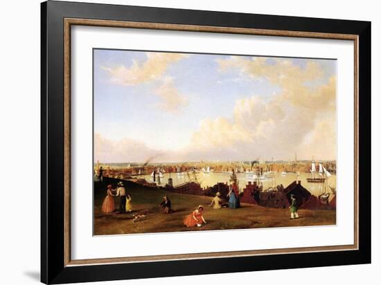 View of Baltimore, C.1850-Fitz Henry Lane-Framed Giclee Print