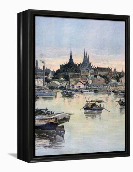 View of Bangkok, 1893-Henri Meyer-Framed Premier Image Canvas