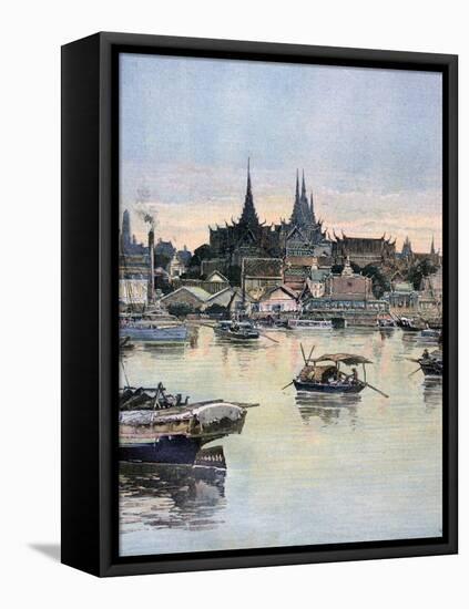 View of Bangkok, 1893-Henri Meyer-Framed Premier Image Canvas