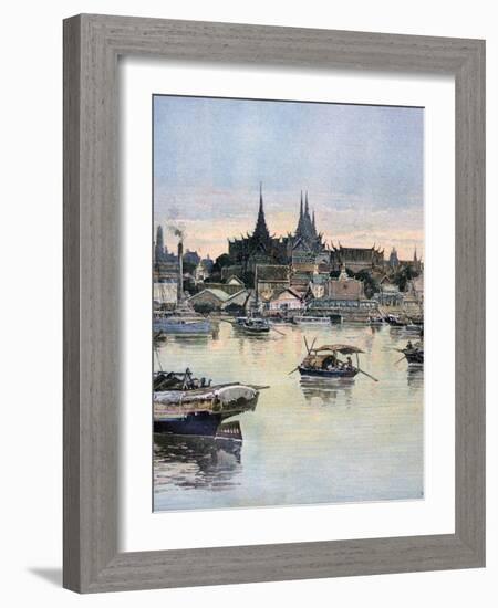 View of Bangkok, 1893-Henri Meyer-Framed Giclee Print