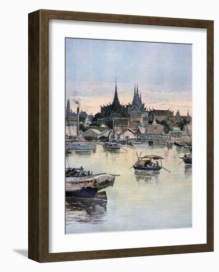 View of Bangkok, 1893-Henri Meyer-Framed Giclee Print