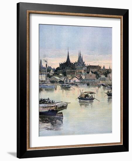 View of Bangkok, 1893-Henri Meyer-Framed Giclee Print