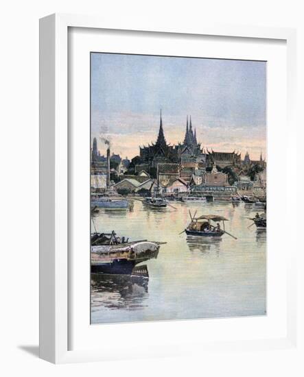View of Bangkok, 1893-Henri Meyer-Framed Giclee Print