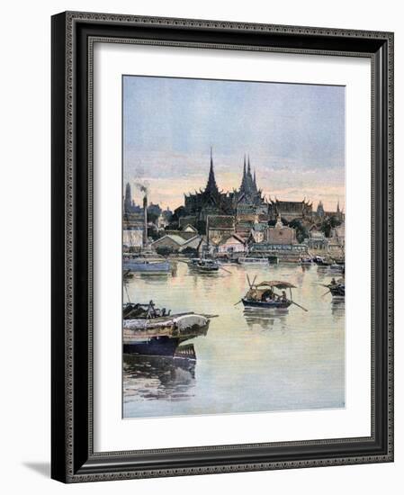 View of Bangkok, 1893-Henri Meyer-Framed Giclee Print