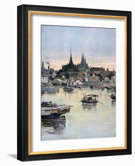 View of Bangkok, 1893-Henri Meyer-Framed Giclee Print