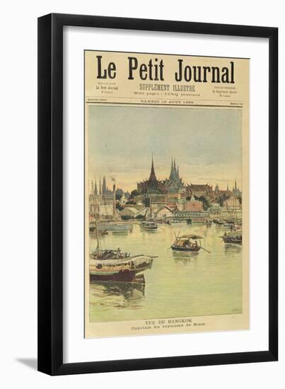 View of Bangkok, from 'Le Petit Journal', 12th August 1893-Henri Meyer-Framed Giclee Print