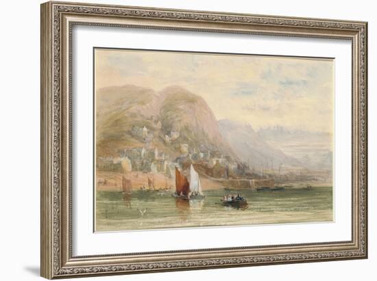 View of Barmouth, North Wales-David Cox-Framed Giclee Print