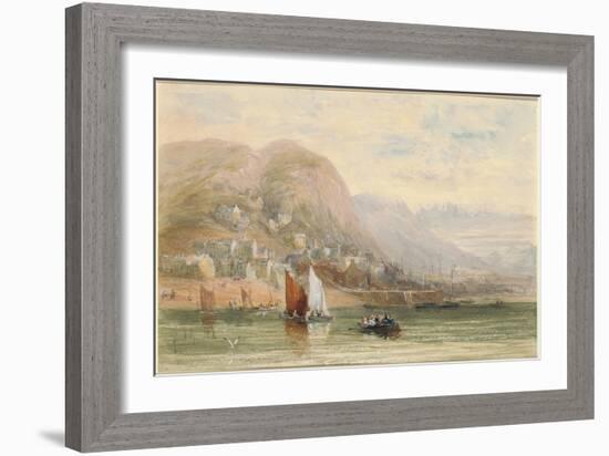View of Barmouth, North Wales-David Cox-Framed Giclee Print
