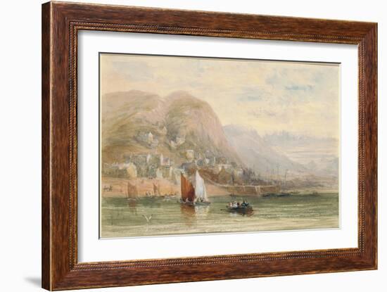 View of Barmouth, North Wales-David Cox-Framed Giclee Print