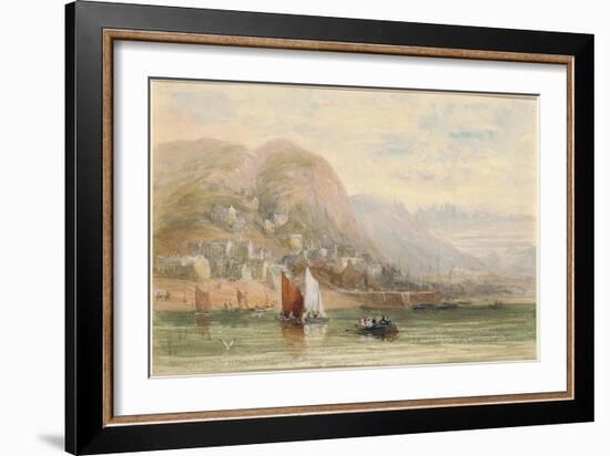 View of Barmouth, North Wales-David Cox-Framed Giclee Print