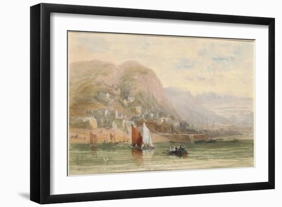 View of Barmouth, North Wales-David Cox-Framed Giclee Print