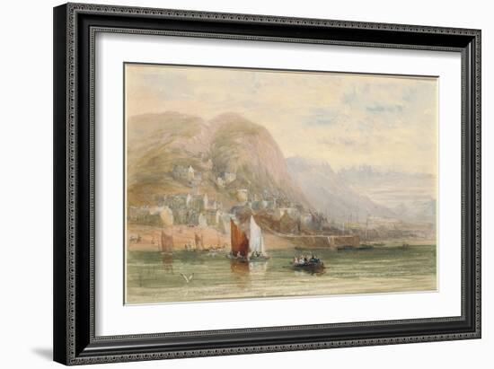 View of Barmouth, North Wales-David Cox-Framed Giclee Print