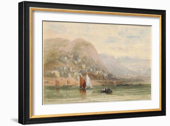 View of Barmouth, North Wales-David Cox-Framed Giclee Print