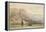 View of Barmouth, North Wales-David Cox-Framed Premier Image Canvas